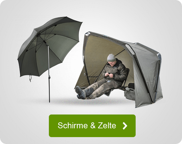 Angelschirme und Angelzelte