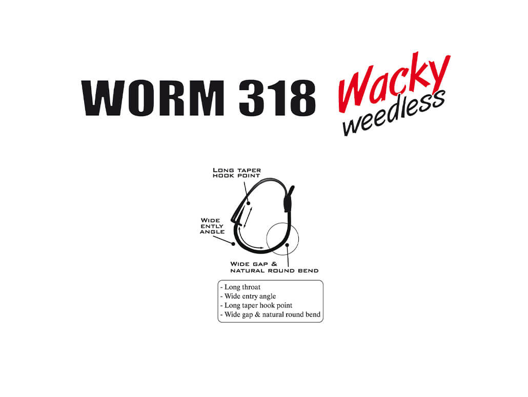 Gamakatsu Worm 318 Wacky Weedless – Bild 2