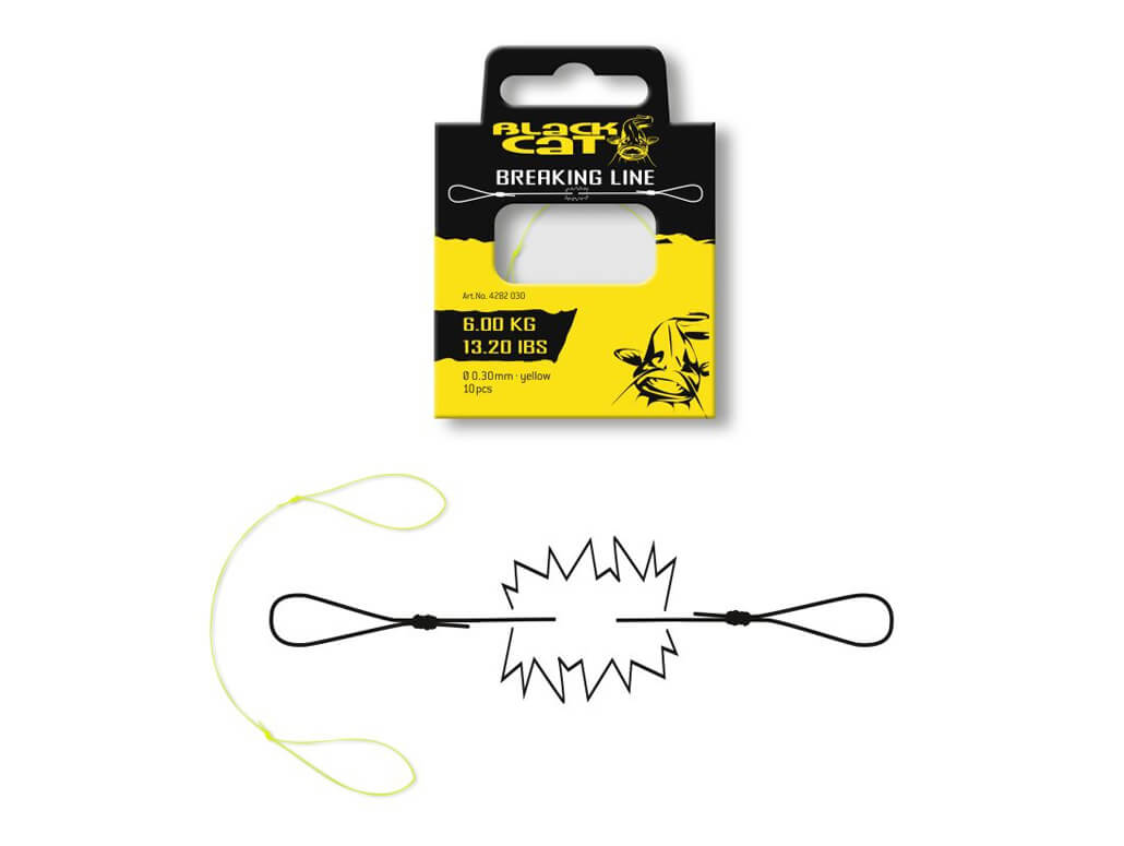 Black Cat Breaking Line Gelb