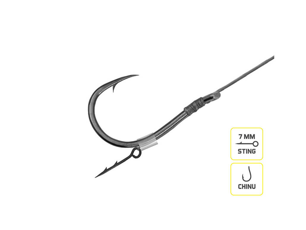 Delphin Braided Sting Feeder Vorfach Chinu – Bild 2