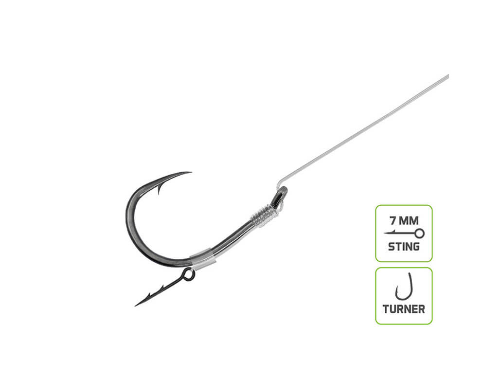 Delphin Fluoro Sting Feeder Vorfach Turner – Bild 2